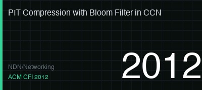 The Compression of Pending Interest Table with Bloom Filter in Content Centric Network