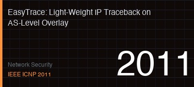 EasyTrace: Easily-Deployable Light-Weight IP Traceback on an AS-Level Overlay Network