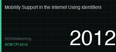 Mobility Support in the Internet Using Identifiers